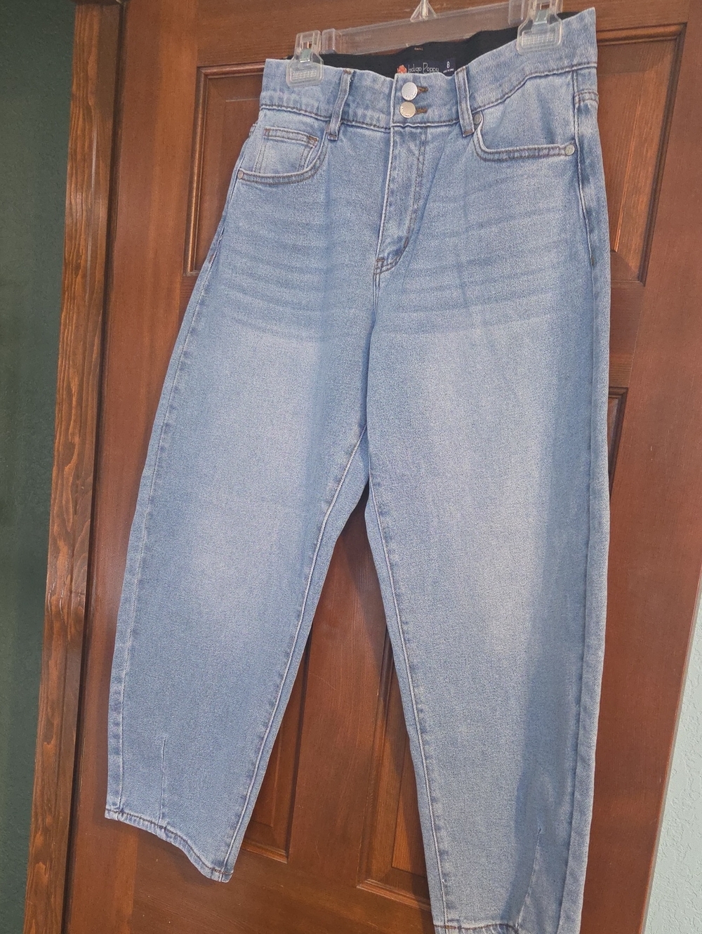 Light Blue Barrel Fit Jeans
